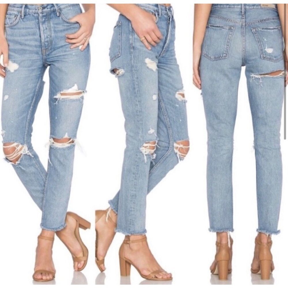 Grlfrnd the karolina high waist jeans 100% cotton NWTS size 27 (W) - Picture 2 of 7